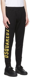 Dsquared2 Black Cotton Lounge Pants