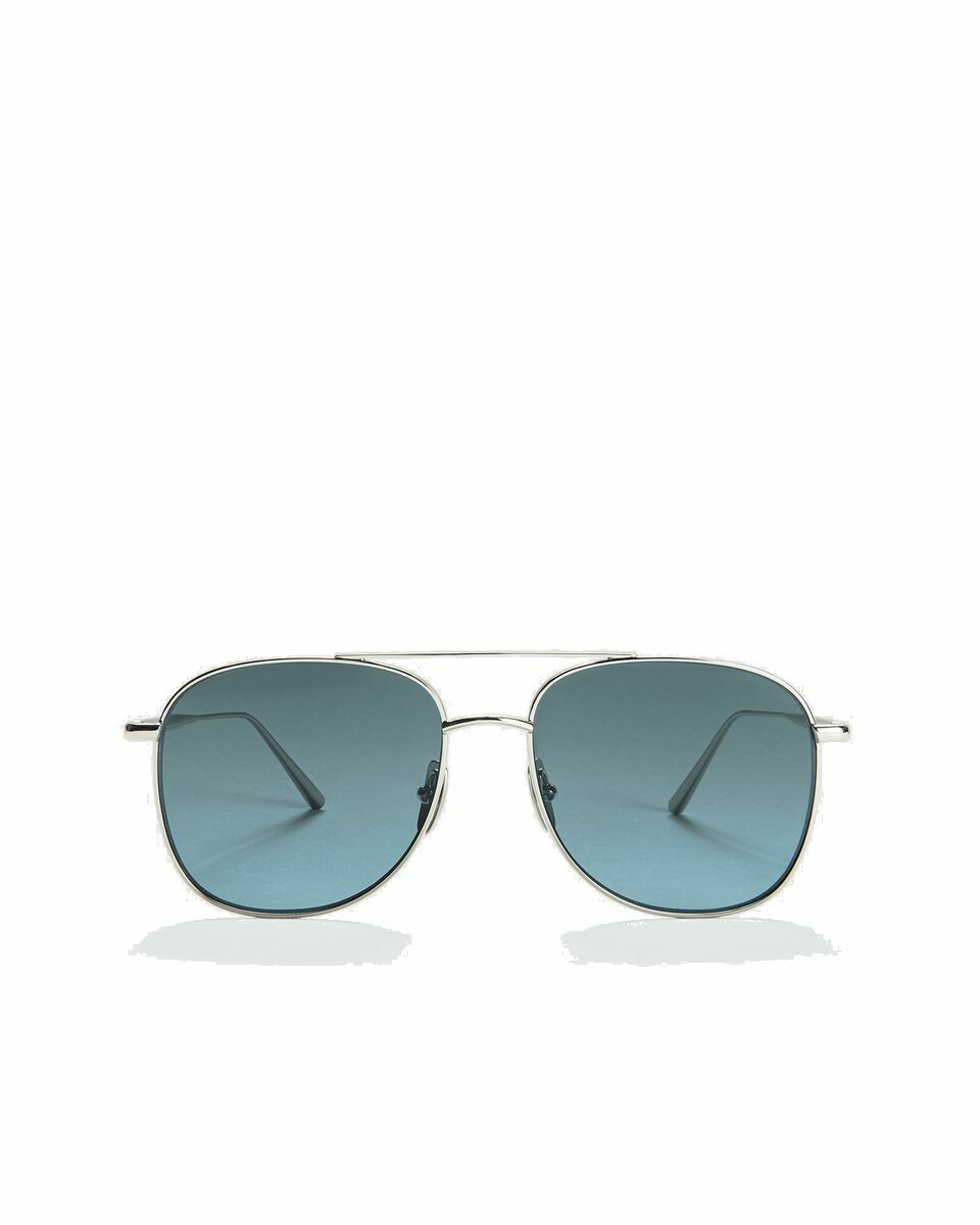 Photo: Chimi Eyewear Pilot Blue P Sunglasses Blue - Mens - Eyewear