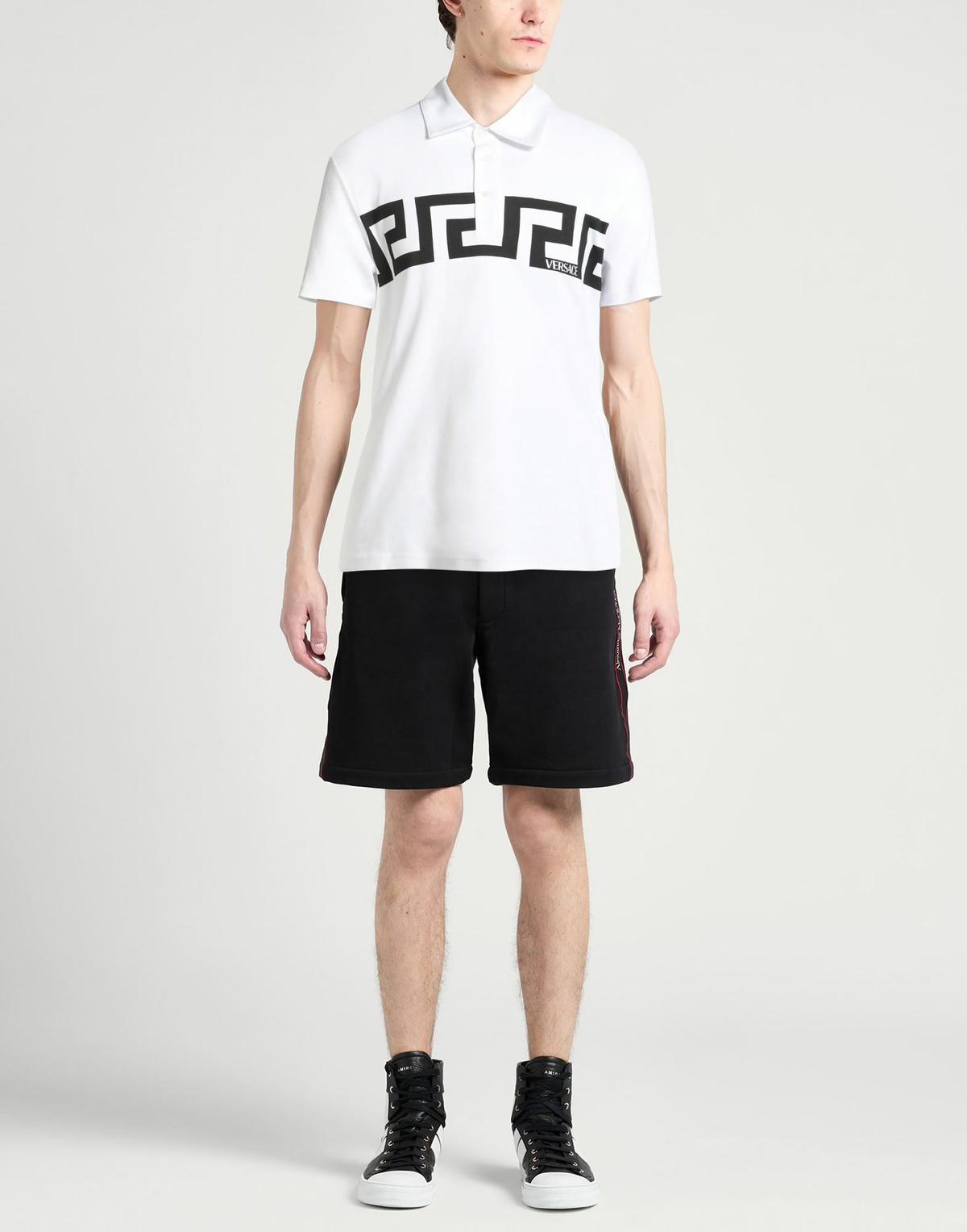 Versace Mens Polo shirt in White