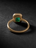 VADA - Bubble Gold Emerald Ring - Green
