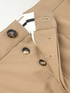 LOEWE - Carpenter Straight-Leg Leather-Trimmed Cotton-Twill Trousers - Neutrals