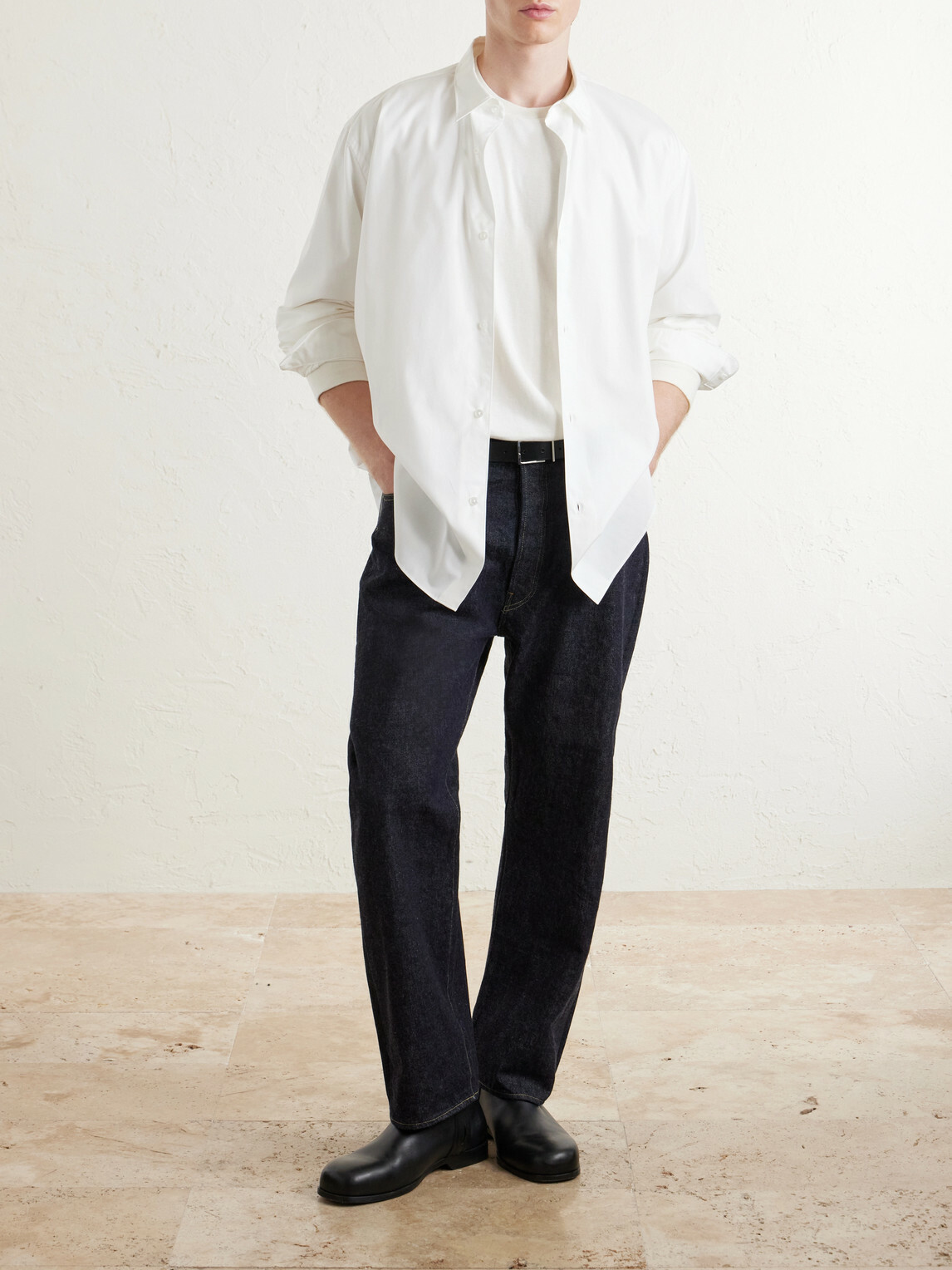 A.PRESSE - Cotton-Poplin Shirt - White