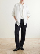 A.PRESSE - Cotton-Poplin Shirt - White