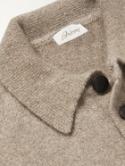 Brioni - Slim-Fit Cashmere and Silk-Blend Polo Shirt - Neutrals