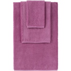 Tekla Pink Organic Three-Piece Towel Set