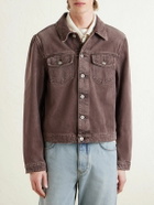 Our Legacy - Origin Distressed Denim Jacket - Brown