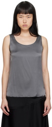 Max Mara Leisure Gray Pan Tank Top