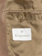 Kingsman - Slim-Fit Shawl-Collar Cotton-Velvet Tuxedo Jacket - Brown