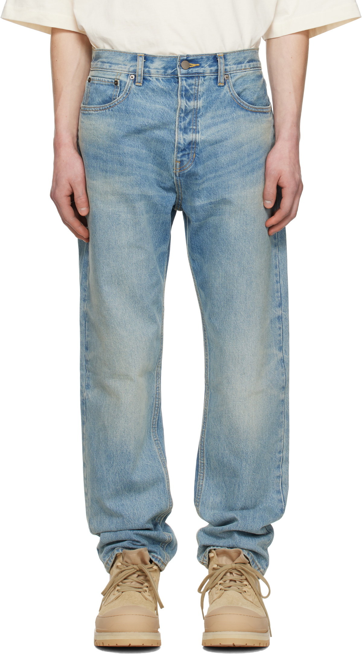Fear of God ESSENTIALS Blue 5-Pocket Jeans