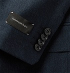 Ermenegildo Zegna - Navy Slim-Fit Cashmere and Silk-Blend Suit - Blue