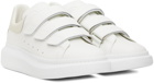 Alexander McQueen White Oversized Triple Strap Sneakers