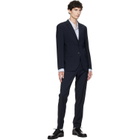 BOSS Navy Two-Piece Slim-Fit Stretch Virgin Wool Suit