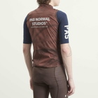 Pas Normal Studios Men's Mechanism Stow Away Gilet in Aop Light Brown