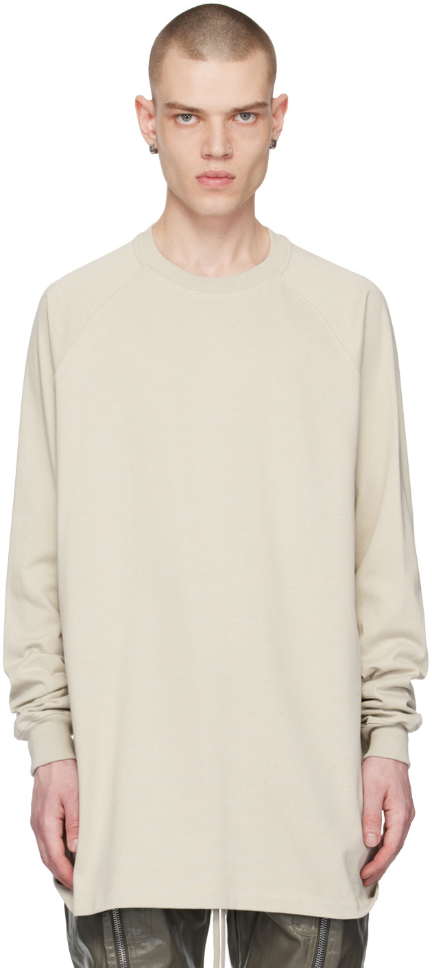 Rick Owens Off-White Baseball Sweatshirt Rick Owens