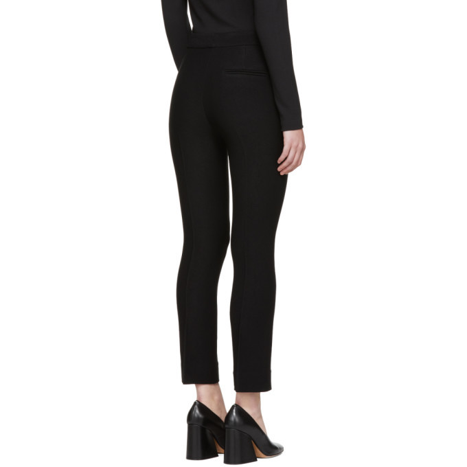 Wendelborn Black Flare Cigarette Trousers