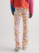 ERL - Straight-Leg Floral-Print Crepe Trousers - Multi