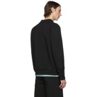 A.P.C. Black Jim Zip-Up Sweater