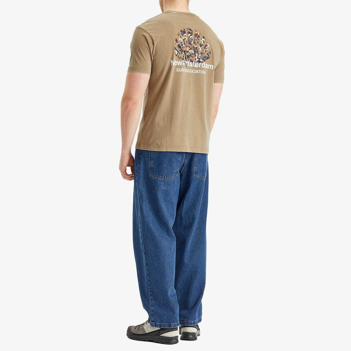 New Amsterdam Surf Association Men's Seal Logo T-Shirt in Seneca Rock