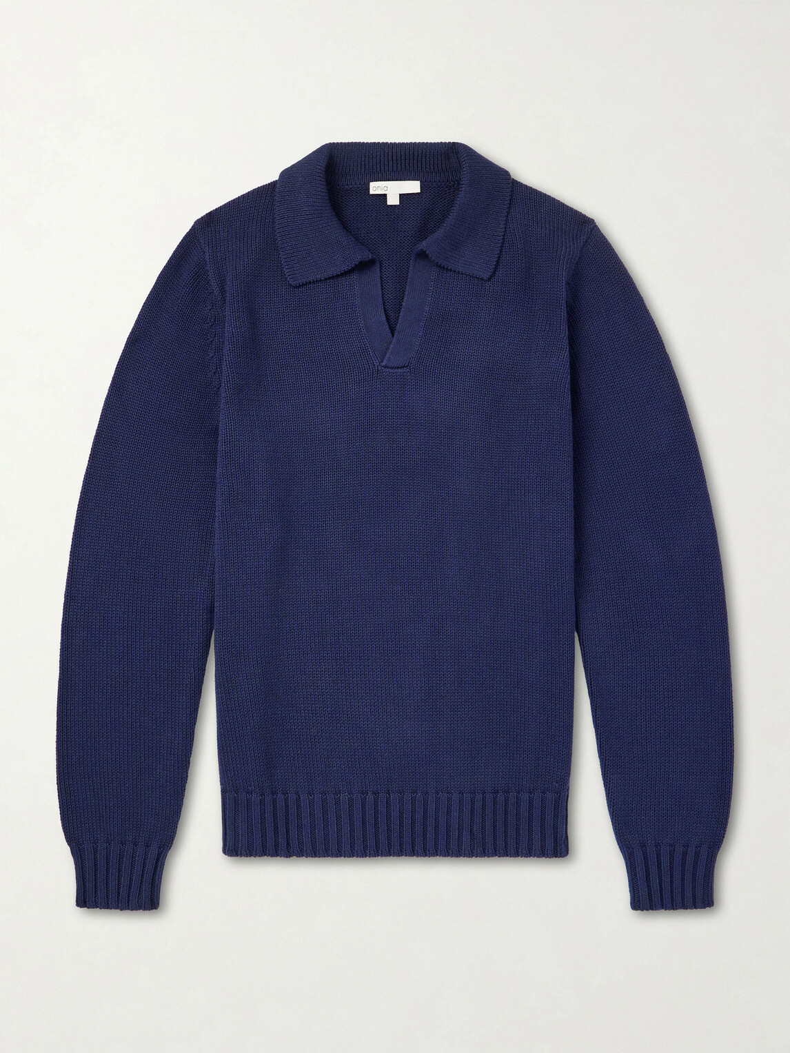 Onia - Cotton Polo Sweater - Blue