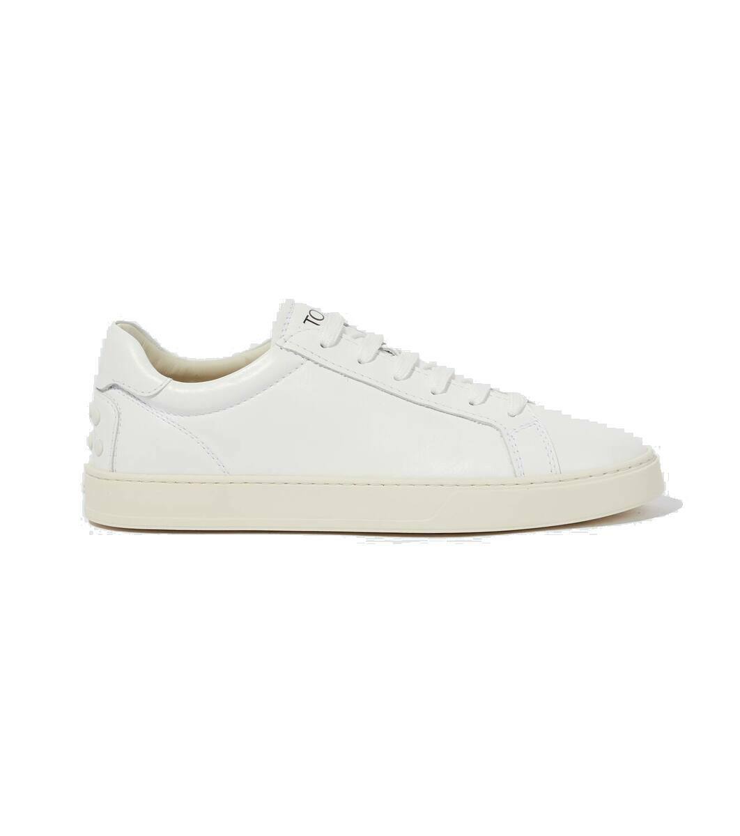 【送料&関税込】Tod's Paneled Perforated Sneakers Tod's - Fondo Black Perforated Leather Sneaker | Mitchell Stores