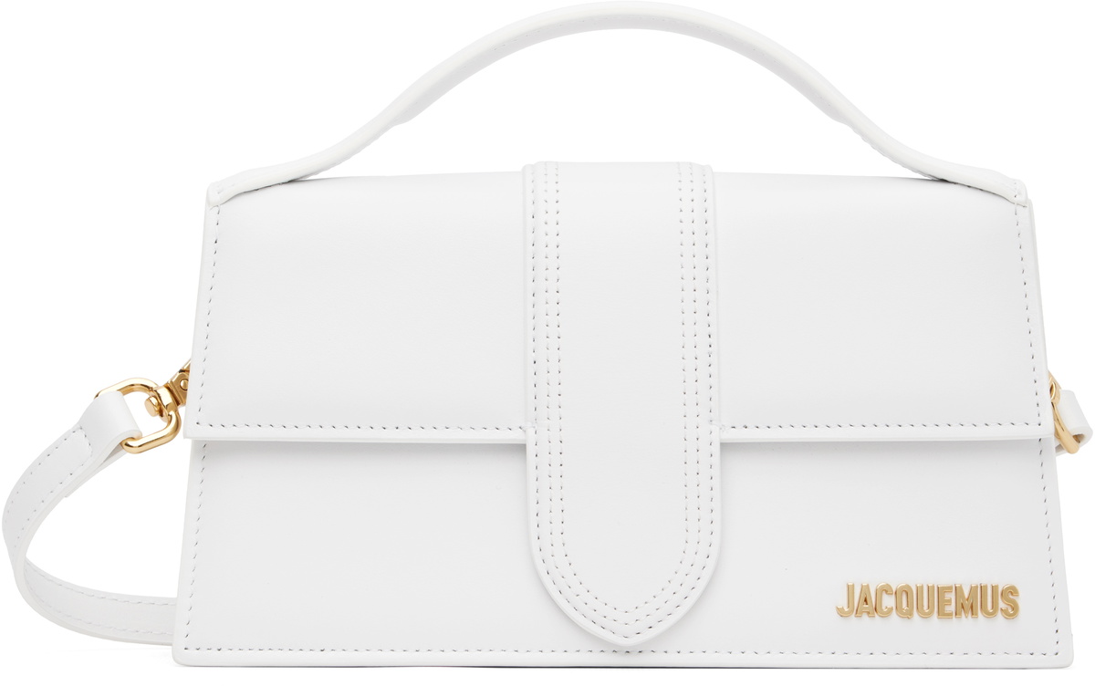 JACQUEMUS White Les Classiques 'The large Bambino' Bag