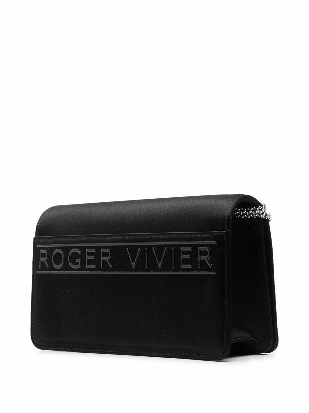 ROGER VIVIER - Viv Clutch Satin Clutch Bag