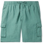 Onia - Tom Wide-Leg Linen Cargo Shorts - Men - Green