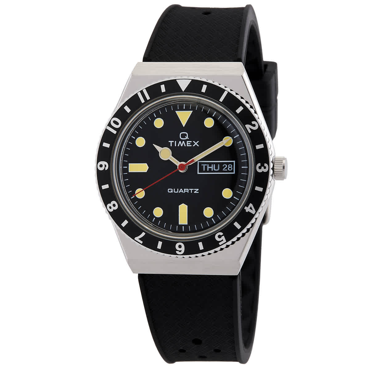Timex Q Timex Quartz Black Dial Mens Watch TW2V32000