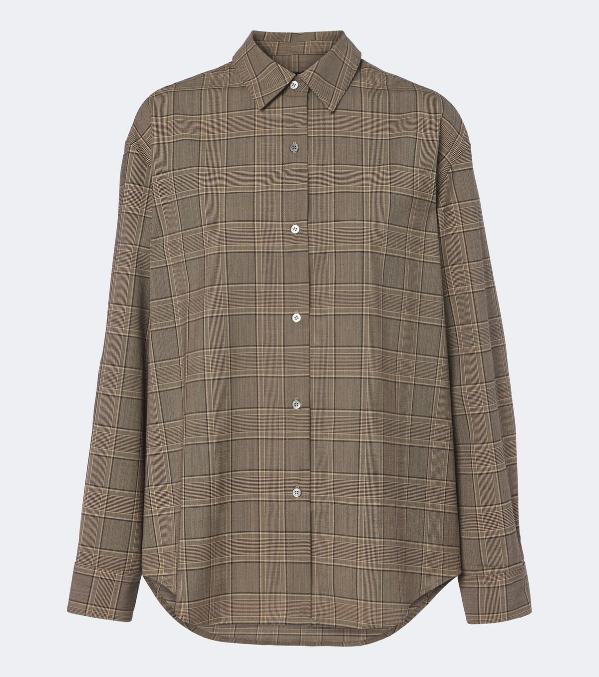 Leset Mia checked oversized shirt