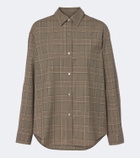 Leset Mia checked oversized shirt