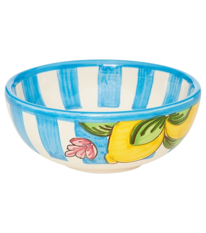 Photo: Dolce&Gabbana Casa Taormina striped ceramic bowl
