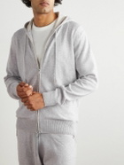 Eleventy - Cashmere Zip-Up Hoodie - Gray