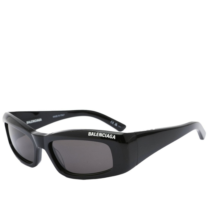 Photo: Balenciaga Eyewear BB0266S Sunglasses in Black/Grey