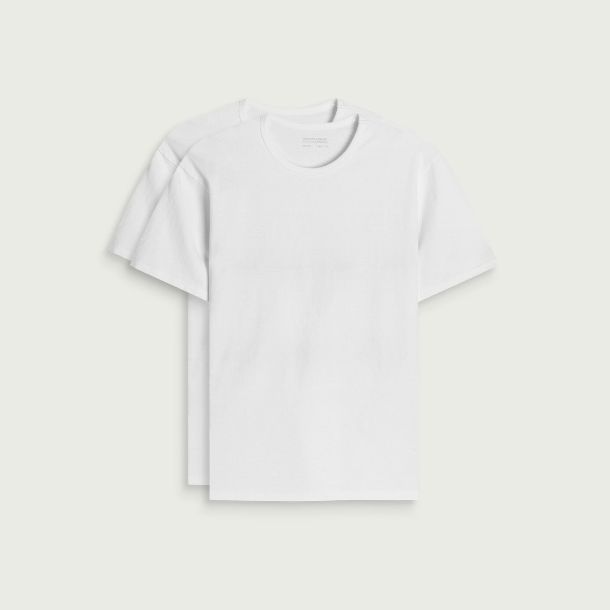 Lady Co. Men's Our T-Shirt 2-Pack in White