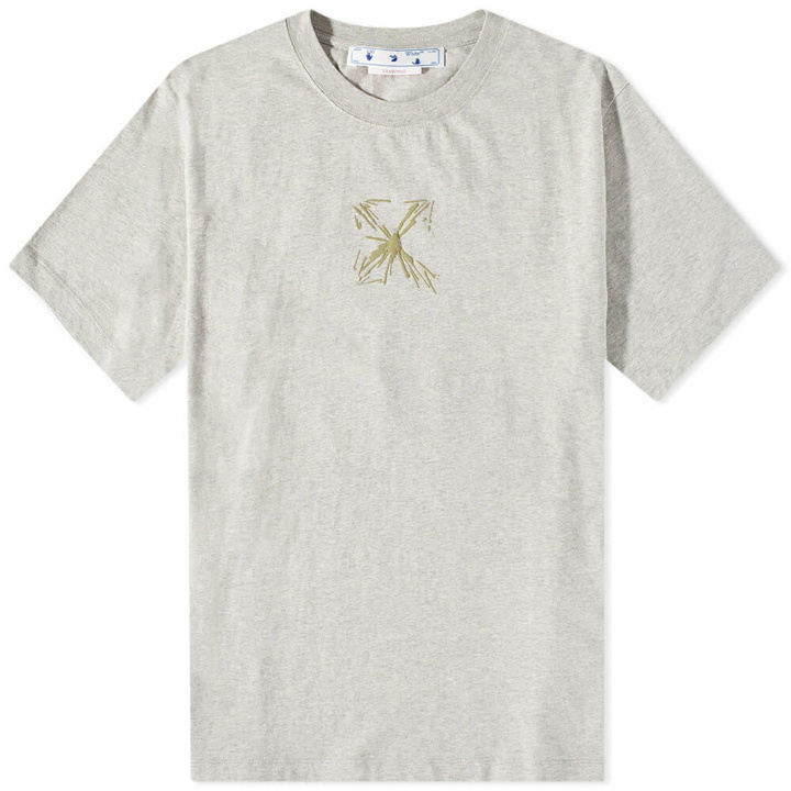 Photo: Off-White Men's Splash Arrow T-Shirt in Grey