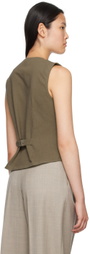 Mark Kenly Domino Tan Studio Khaki Viona Vest