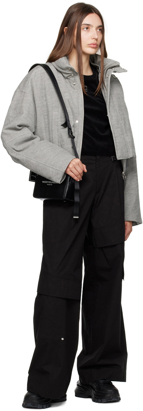 Wooyoungmi Gray Oversized Down Jacket Wooyoungmi