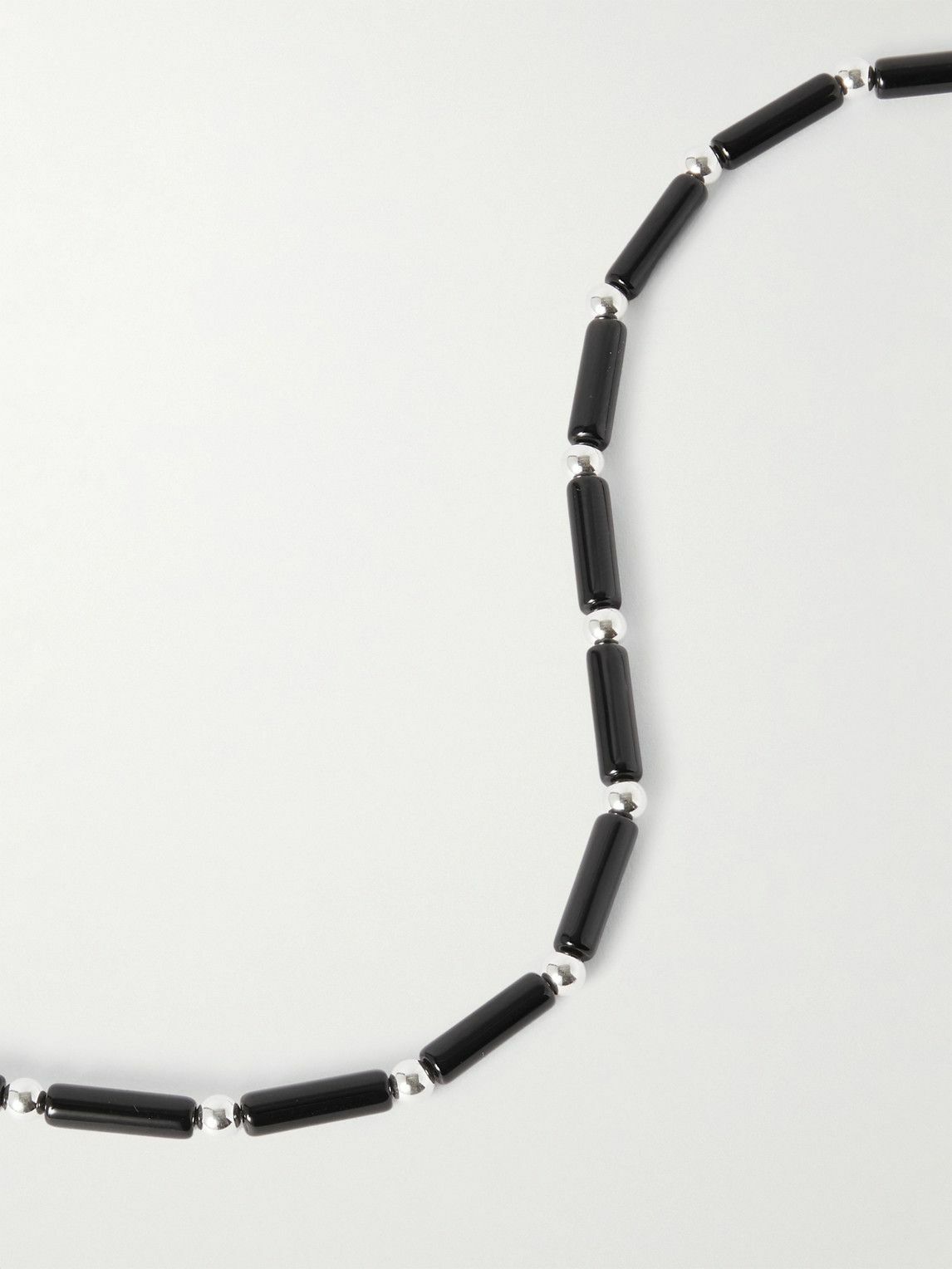 [ ELIOU★Erec ] onyx & sterling-silver necklace★関税送料込 éliou - Erec Silver Onyx Necklace éliou