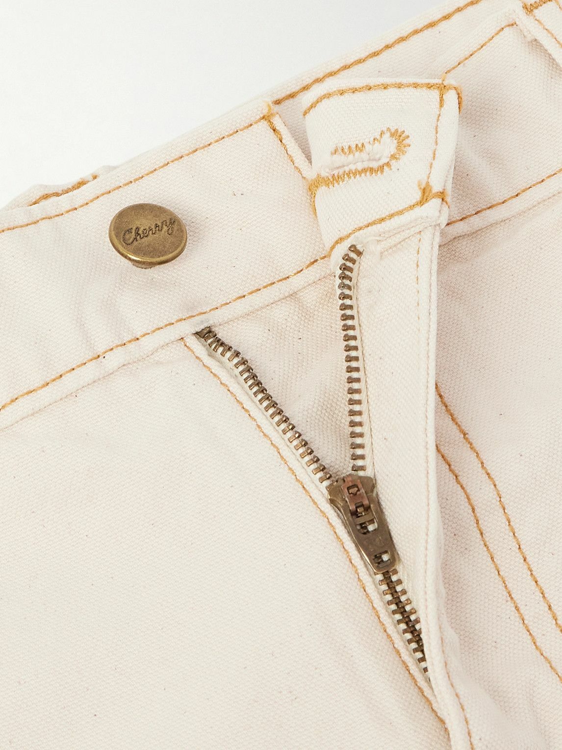 Cherry Los Angeles - Carpenter Straight-Leg Denim Shorts - Neutrals