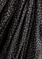 Skall Studio Dagny Floral-print Cotton Midi Skirt Black