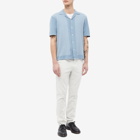 Rag & Bone Men's Harvey Knit Vacation Shirt in Blue