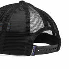 Patagonia P-6 Logo Trucker Cap in Black 