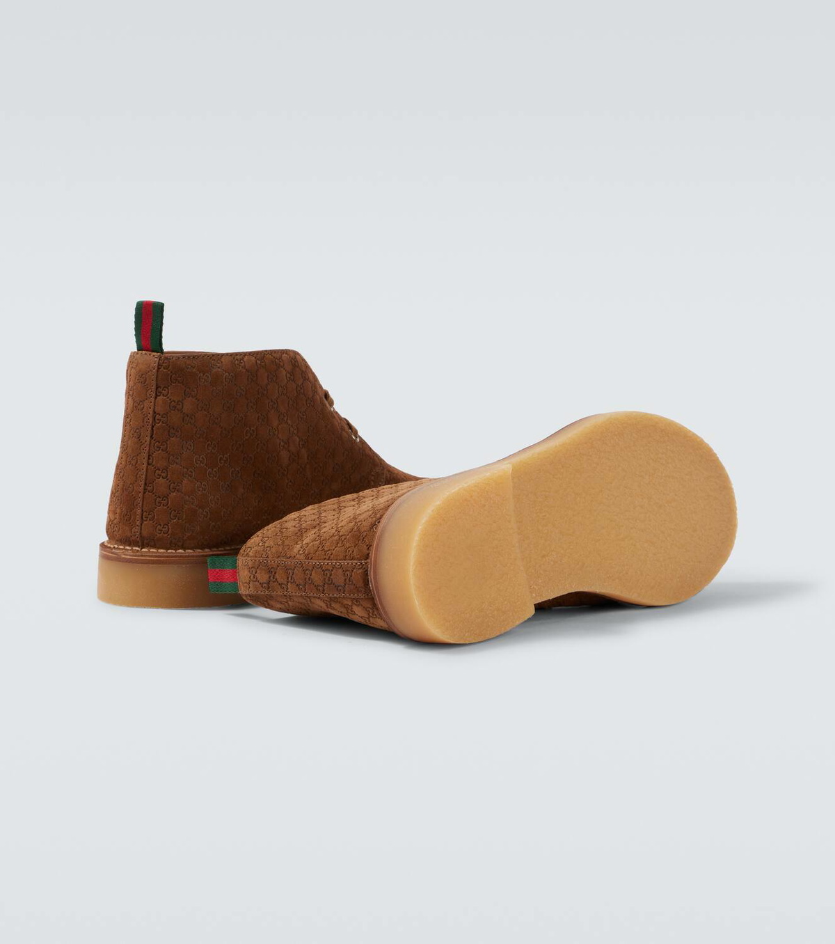 Gucci GG suede ankle boots