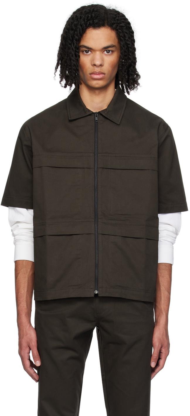 GR10K Brown Solid Shirt