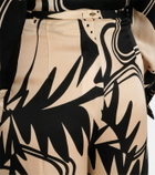 Poupette St Barth Clea printed high-rise wide-leg pants