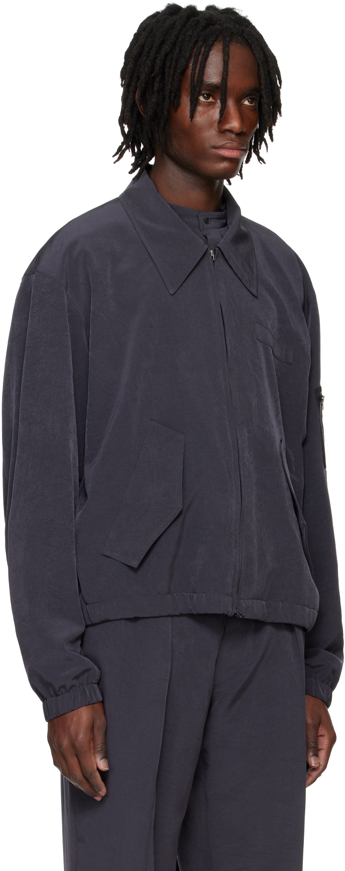 RAINMAKER KYOTO Gray Flight Jacket