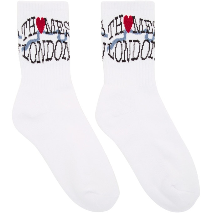 Photo: Thames White Tourist Socks