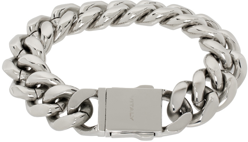 Vitaly Silver React Bracelet