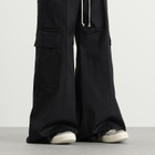 Rick Owens Men's Suede Vintage Sneaks in Steel/Milk/Milk