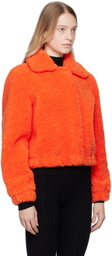 Moschino Jeans Orange Zip Jacket